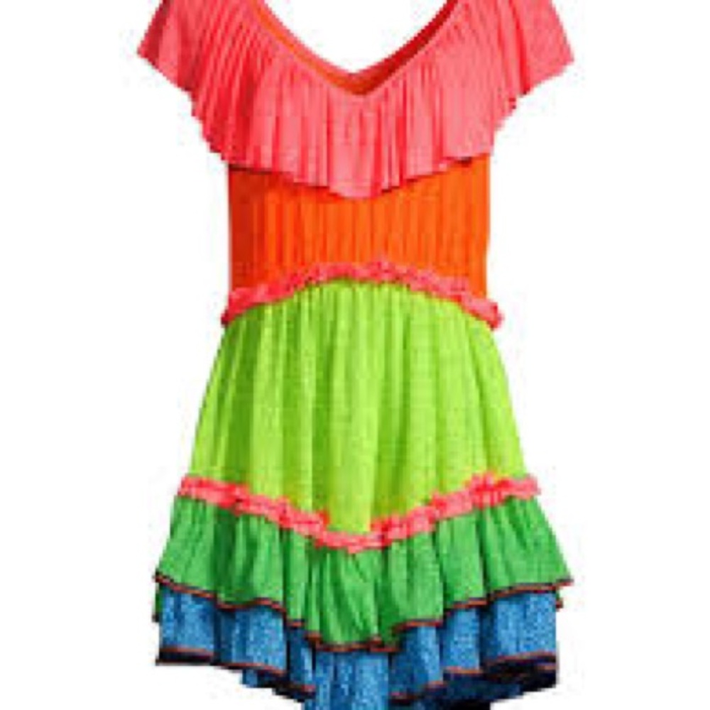 Pitusa Multicolor Layered Dress